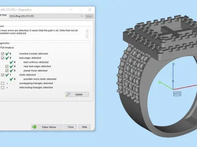Jewelry ring  373 3D print model