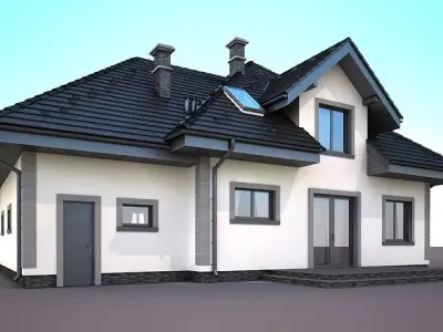 House home model 3d dom4 3D model