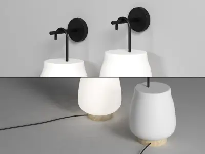 Dot Portable and Hook Light 3D model