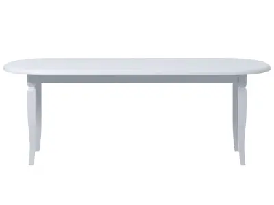 Table Shelton and Chair Mario Dining set 3D model