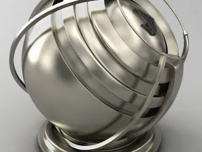 VRAY SHADER---METAL---Platinum Texture