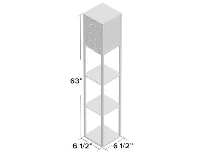 Quentin Column Floor Lamp 3D model