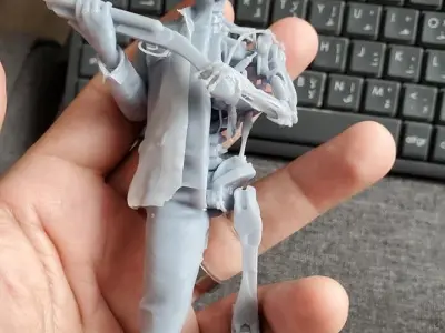 Terminator Arnold Schwarzenegger T800 Half Human Half Cyborg 3D  3D print model