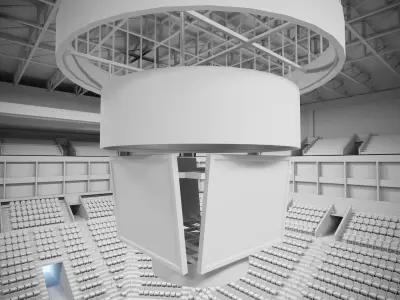 Basketball Arena Stadium  3D model