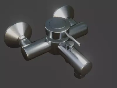 Bathroom Tap 3D model