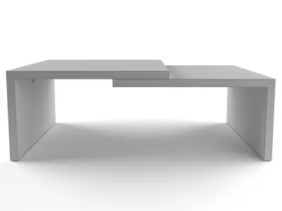 Universal Furniture - Welles Cocktail Table Low-poly 3D model