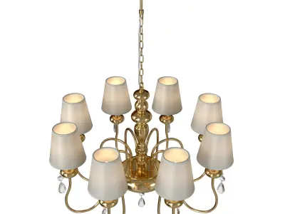Hanging chandelier Meki 4723-8 3D model