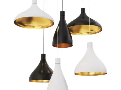 Swell pendant light Pablodesigns 3D model