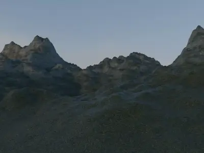 Snow Mountains 3D model