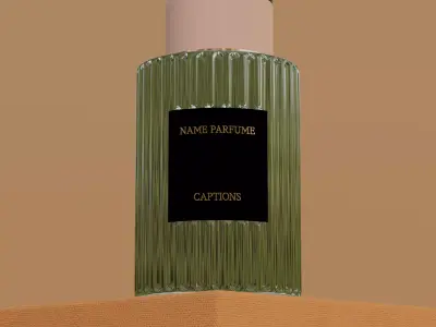 PERFUME MODELING AND LIGHTING SET 3D model