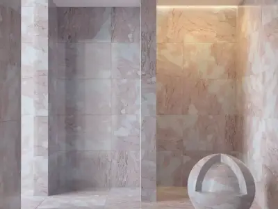 Marble wall 114 3D model
