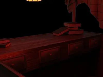 Book Shop Free 3D model