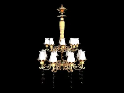chandelier 3D model 7