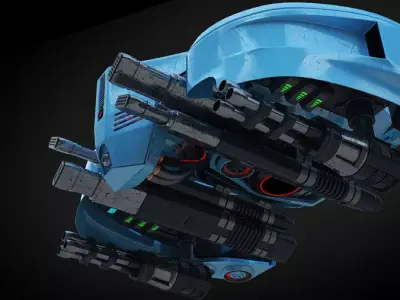 alien drone 3D model