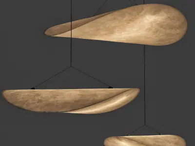 Tense Pendant Lamp 3D model