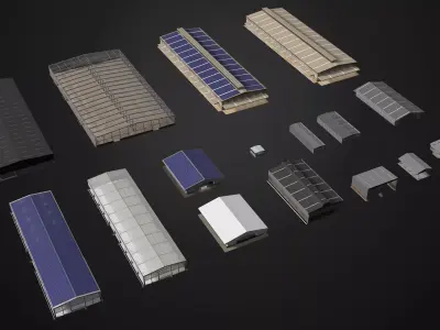 Warehouse pack 25K06 3D model