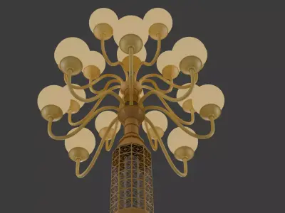 Road Lamp or Street Lamp 3D model