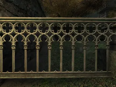 Gothic Fence - Enclave Free 3D model