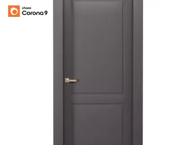 door002 vray interior door 3D model