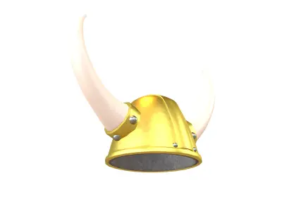 Viking Hat V1 004 Low-poly 3D model