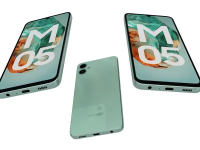 Samsung Galaxy M05 Light Blue 3D model
