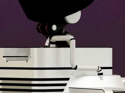 Sci Fi Laser Weapon NASA 3D model