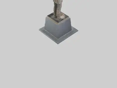 The Silent Soldier monument model 3D model