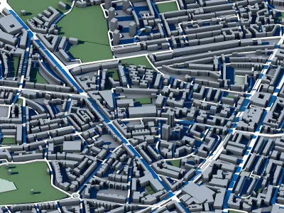 Kia Oval London Surrey County Cricket Ground Kennington Stadium  3D model