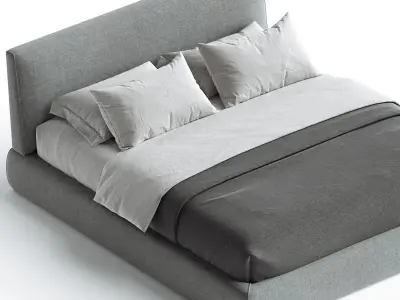 SOHO BED Berto by Castello Lagravinese Studio 3D model