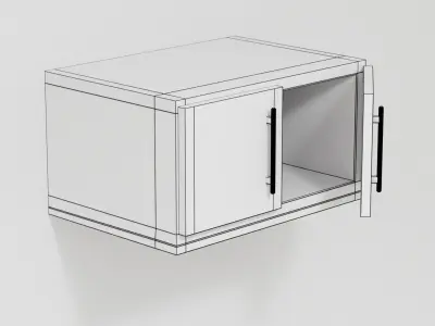 Kitchen Short Top Cabinet 3D model