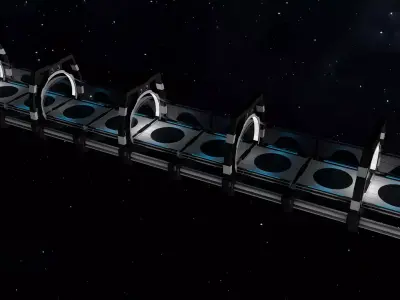 Sci Fi Bridge 3D model