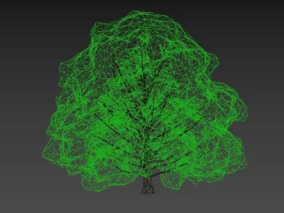 Low Poly Tree Stylish Low-poly 3D model