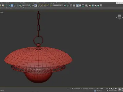 Herkimer Pendant Light Low-poly 3D model