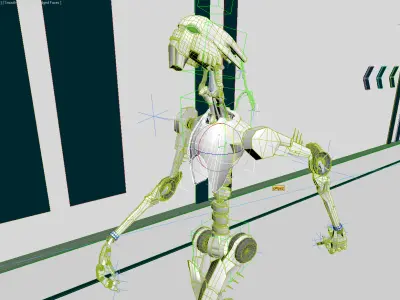 Robot Walking 3D model