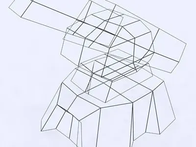 3DRT - Sci-Fi Forces - AA Gun 3  Low-poly 3D model