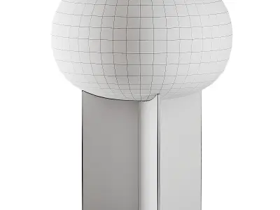 Hubsch table lamp in Amber glass 3D model