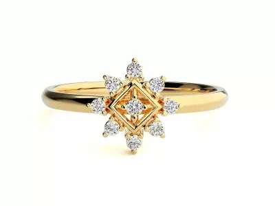 Women ring 3D print model 87