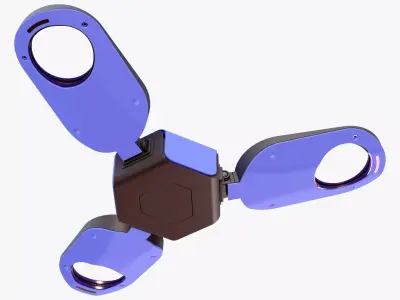 Tricopter Drone M1 3D model