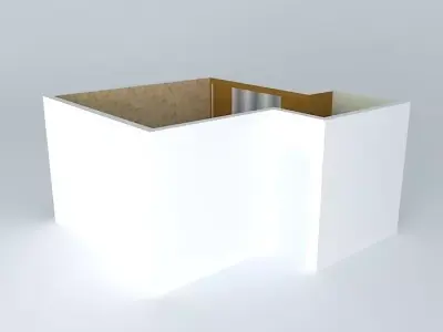 sibeleorkut room with walls and wooden floor Free 3D model