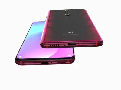 Xiaomi Mi 9T Red flame 3D model