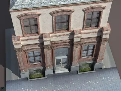 Apartment House 131 Low-poly 3D model