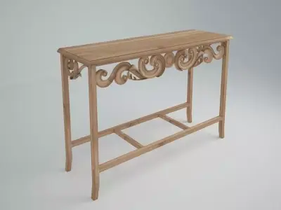 carving table foyer 3D model