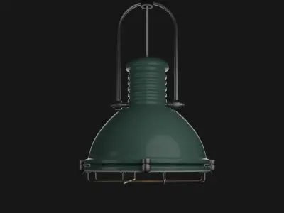 Ceiling Lamp Low-poly 3D model 6