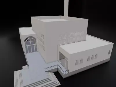 Mosque Exterior 3D model