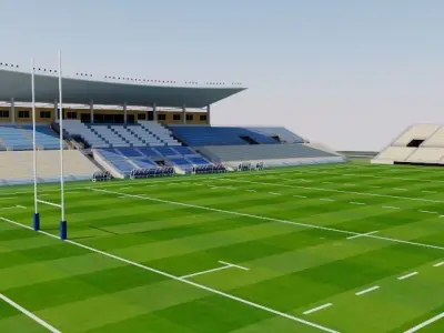 Kamaishi Recovery Memorial Stadium - Japan 3D model