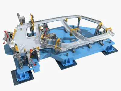 Collection of Industrial Equipment 38 39 40 43 46 47 48 49 3D model