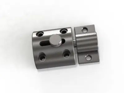 Manual door and window lock or stopper Free 3D print model