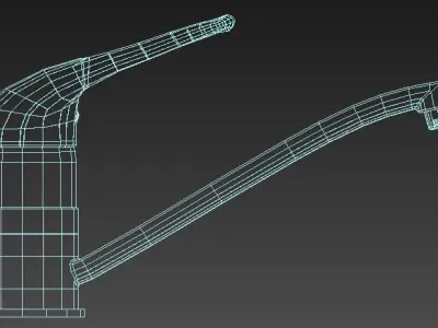 Kitchen and bathroom Tap 9 3D model