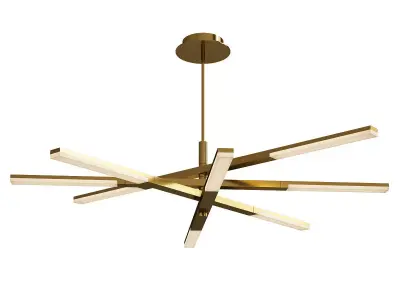 Stacked Chandelier Low-poly 3D model