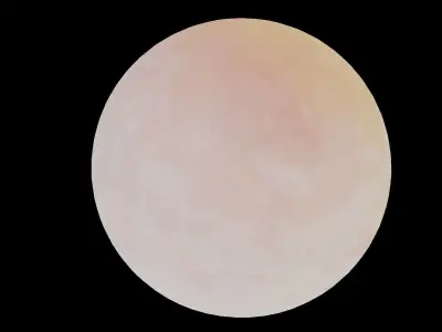 HDRI Panoramic Sky - 360 - rainbow sky Low-poly 3D model